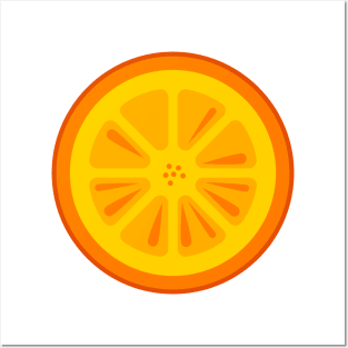 Orange Fruit Slice Posters and Art